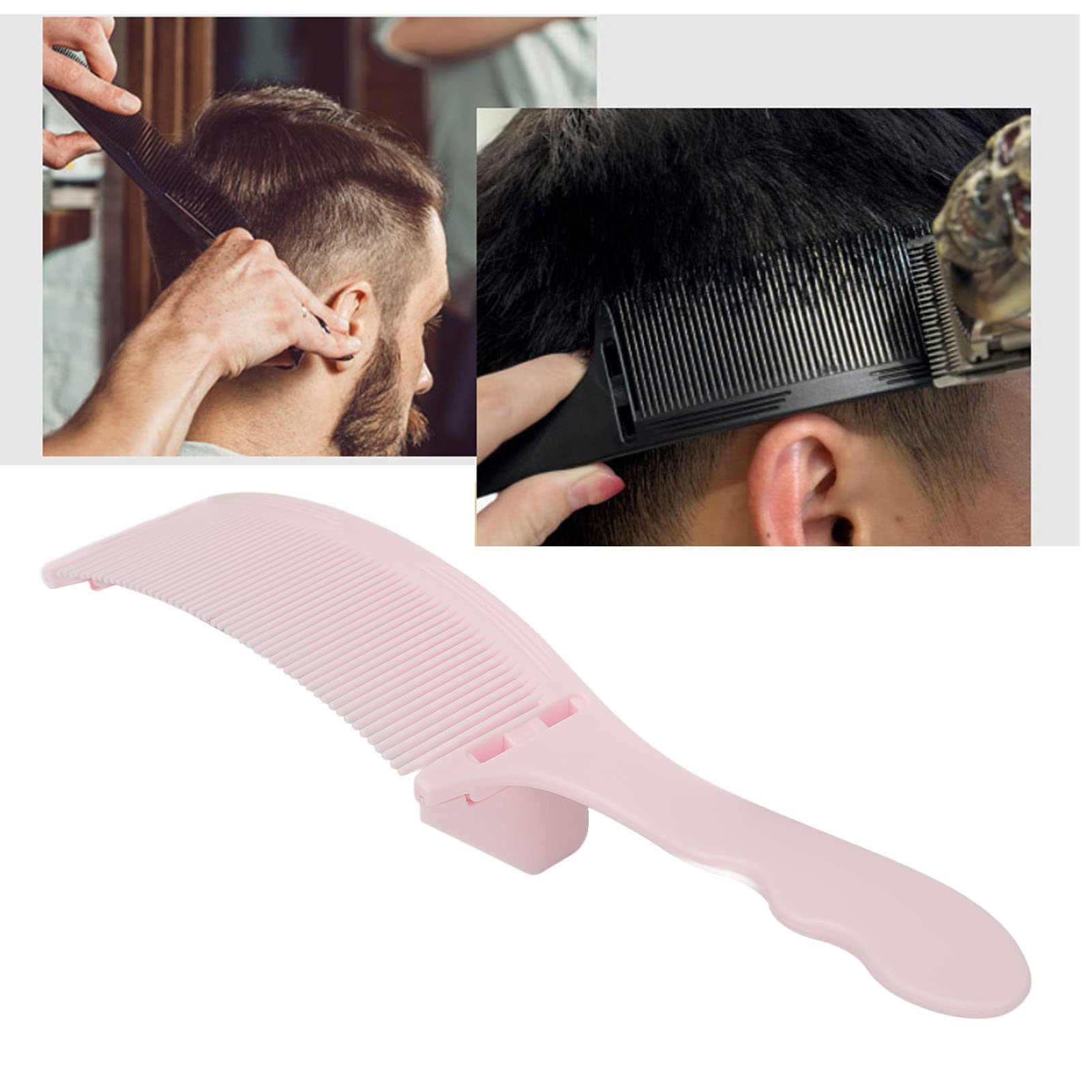 Amazon.co.jp: 美髪コーム カットコーム 美容師 ガイドツール6個付き S